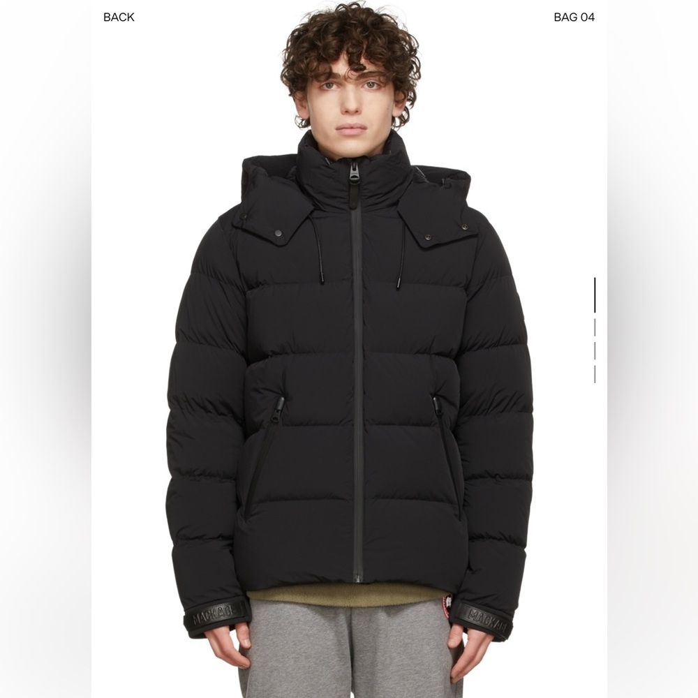 MACKAGE Black Down Samuel Jacket